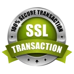 100% secure SSL transaction